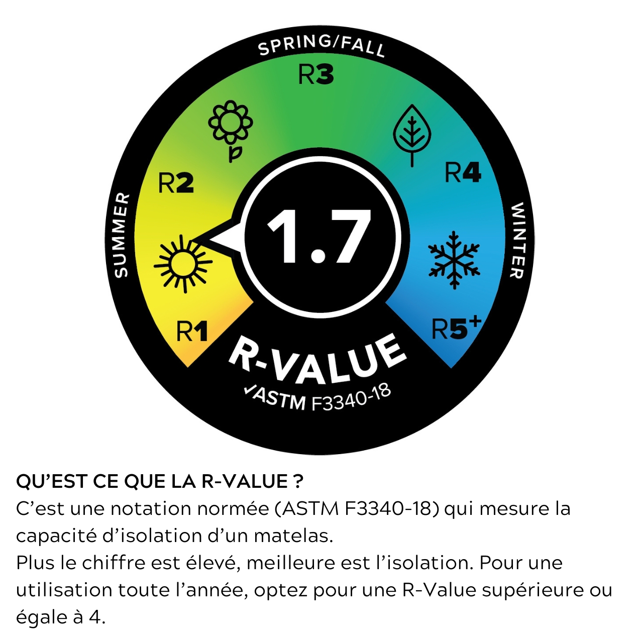 r value matelas big agnes twister can