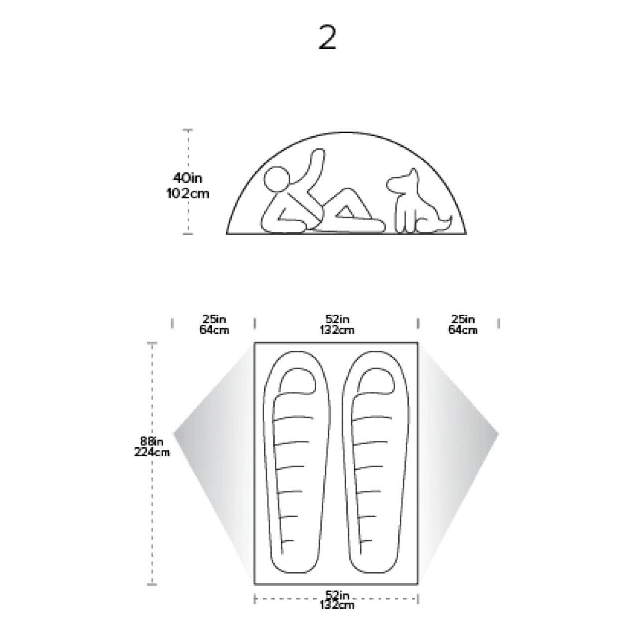 tente sarvis vst 2 dimensions