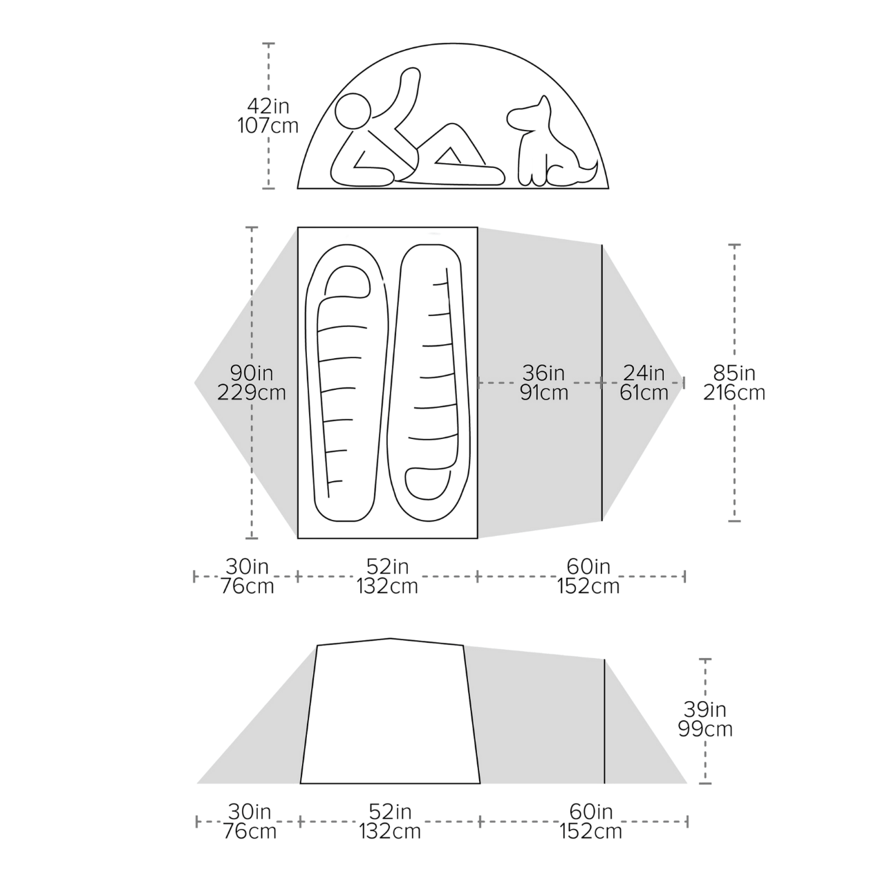 blacktail 2 hotel dimensions